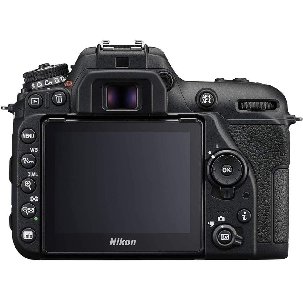 Only used once Nikon D7500 camera with everything pictured